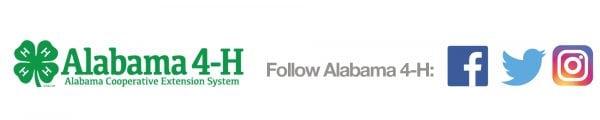 Alabama 4-H social media icons