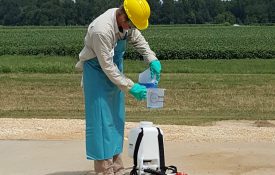 Mixing Pesticides for Backpack Sprayer