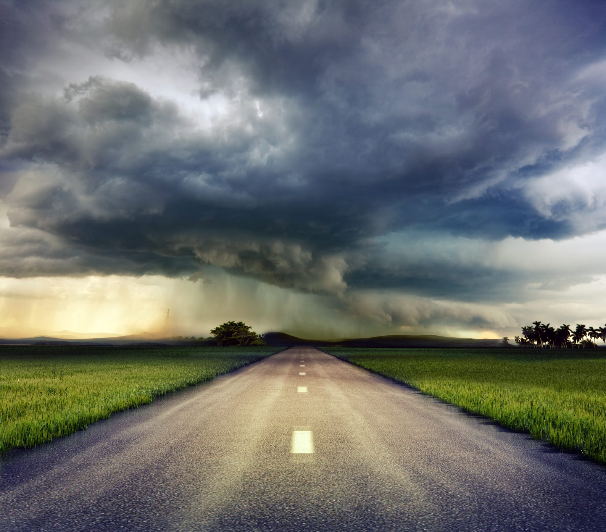 The road to storm