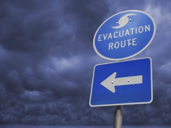 Evacuation Route Sign