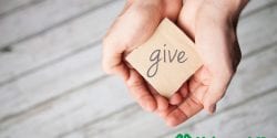 Alabama 4-H Foundation gifts-in-kind; person holding out hands
