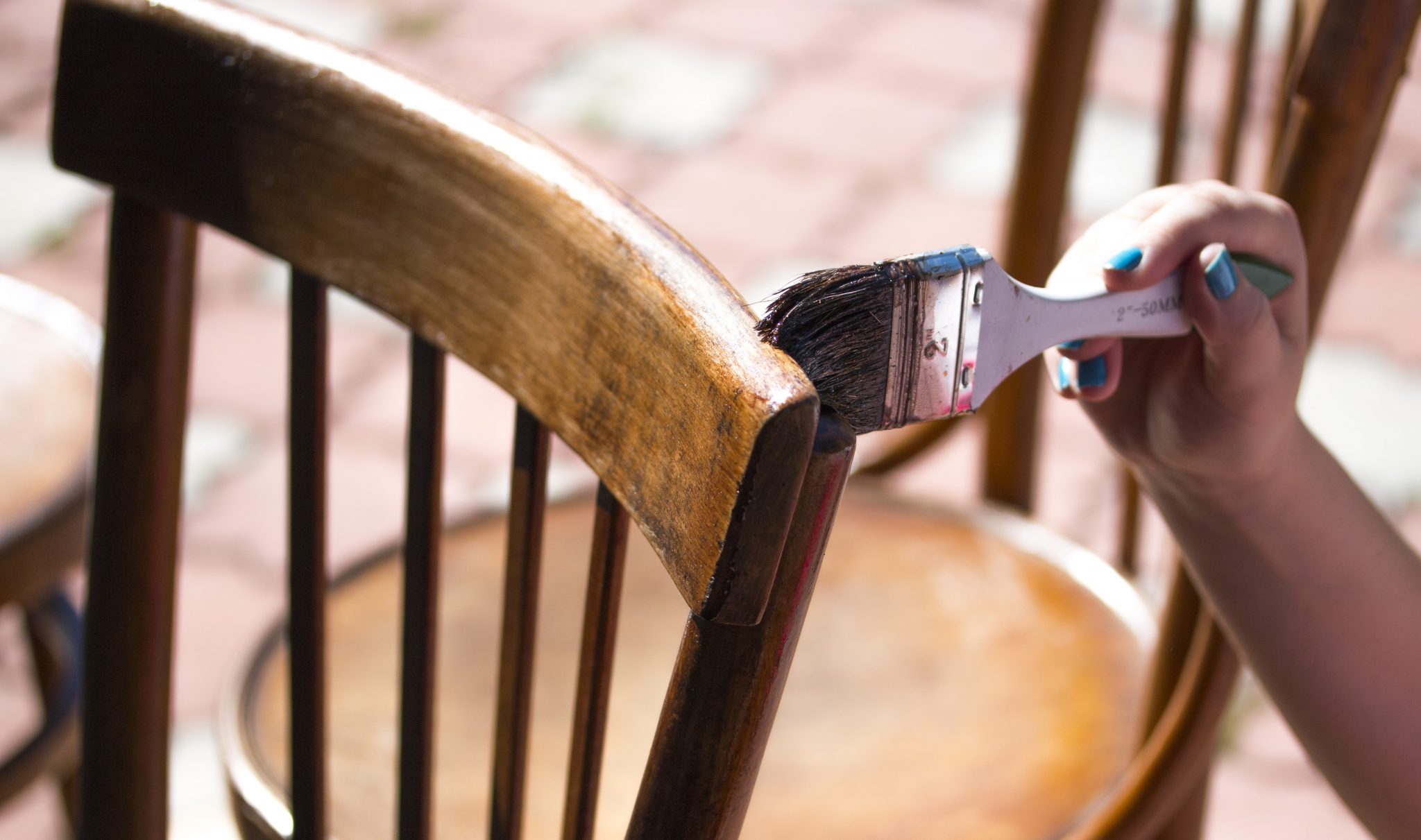 staining furniture