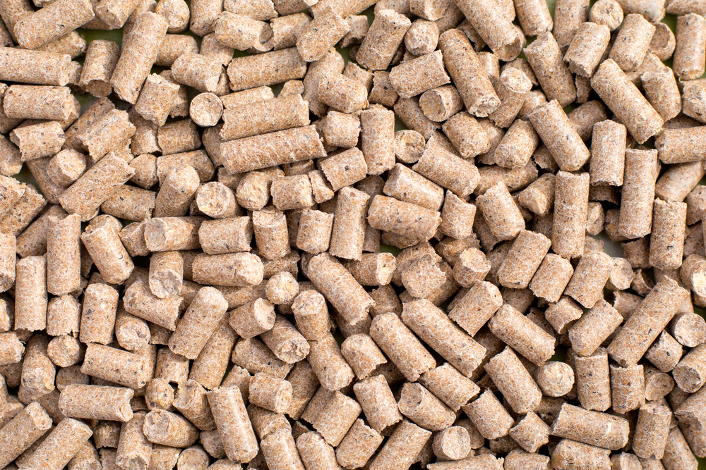 Pelleted feed.