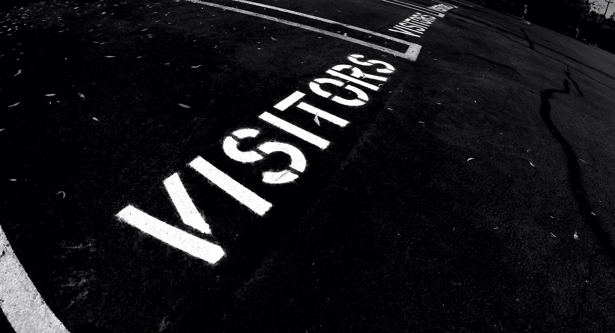 A parking spot for visitors