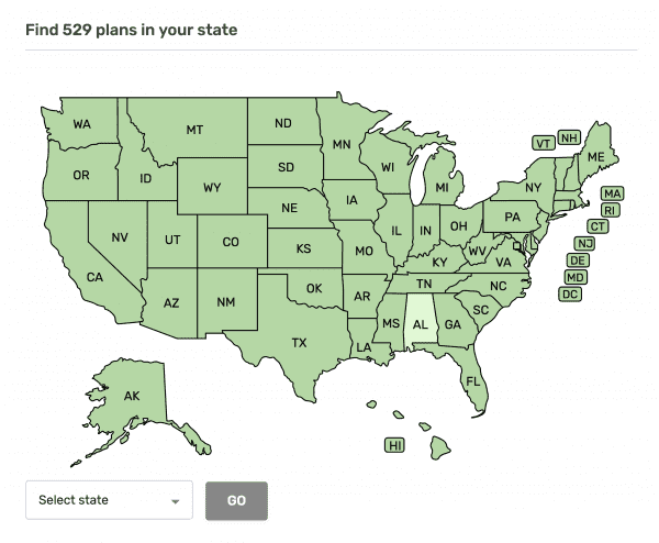 Map of the United States