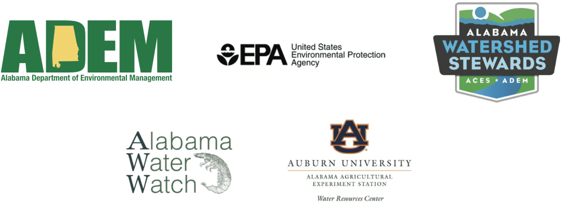Alabama Watershed Stewards Handbook partner logos