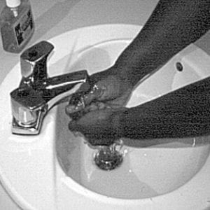 Washing your hands