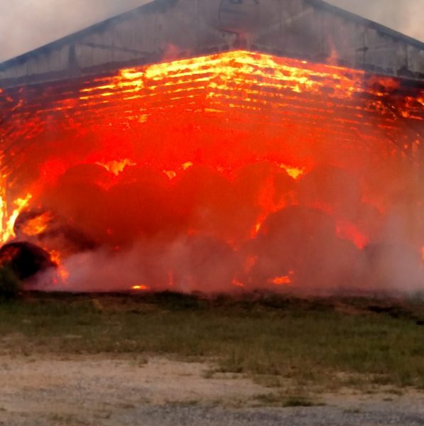 Hay Barn Fire