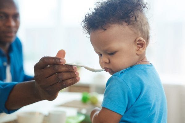 Mixed-Race Baby Refusing to Eat