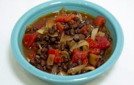 5-Ingredient Black Bean and Salsa Soup
