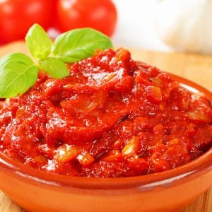 red pasta sauce