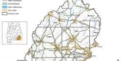 Map of the Choctawhatchee-Pea Watersheds