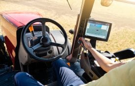 Tractor with GPS System
