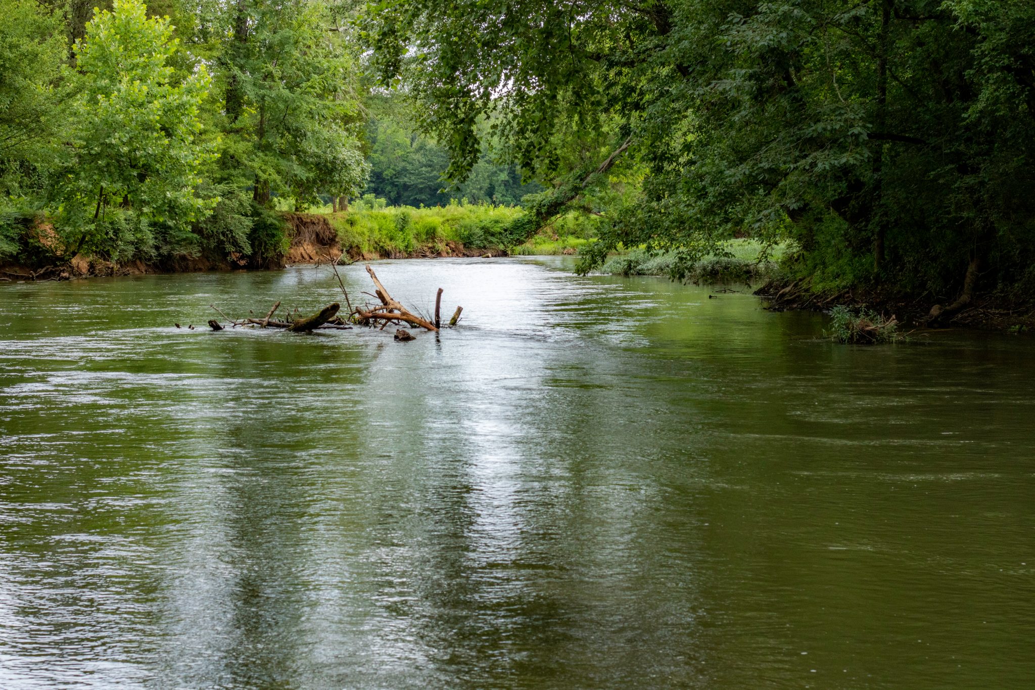 The Flint River in North Alabama near Huntsville