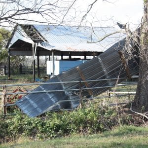 Hurricane Michael Damage to Barn