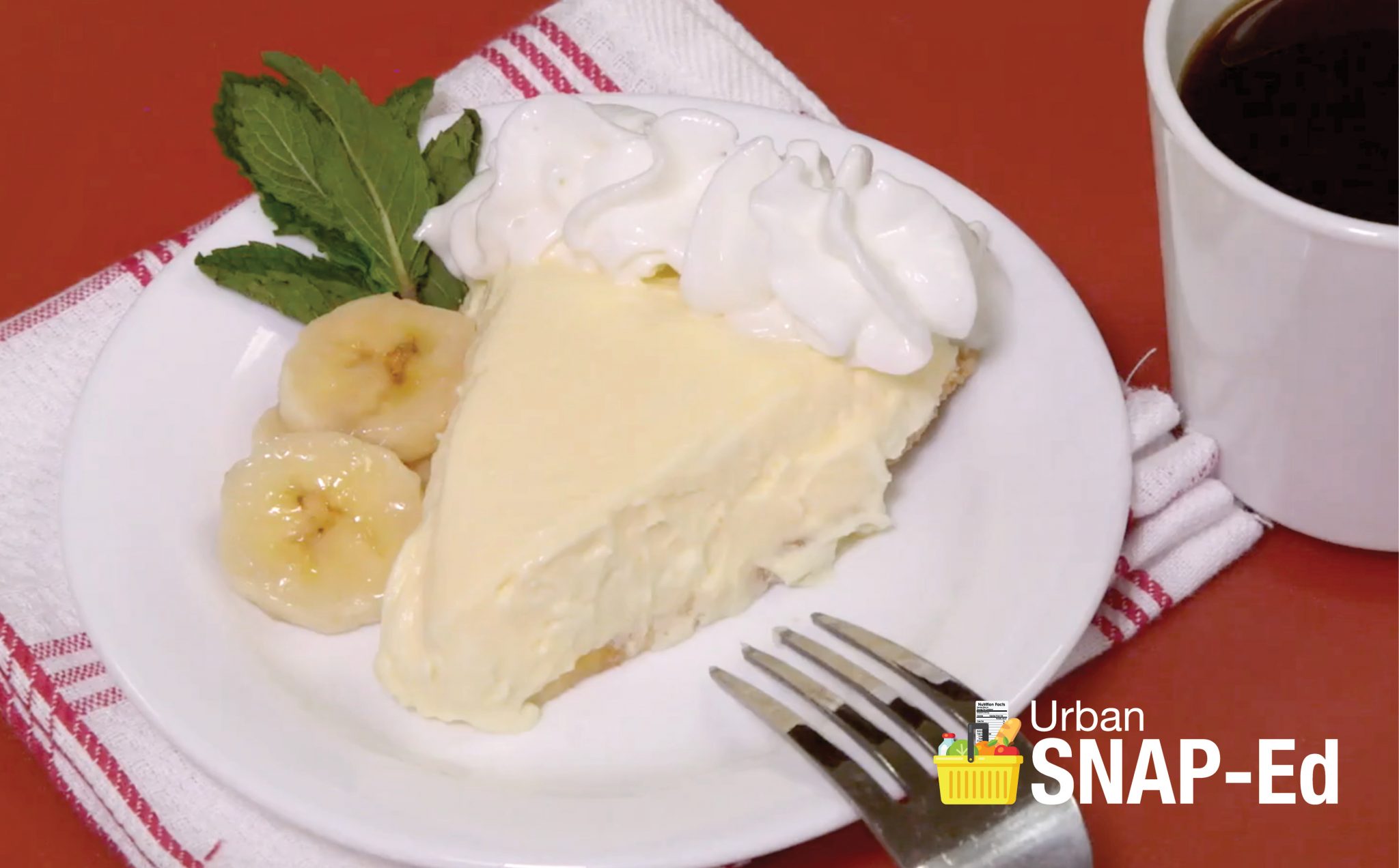 A slice of Banana Crème Pie