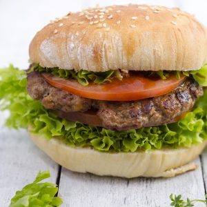 1 homemade hamburger 350 mg sodium