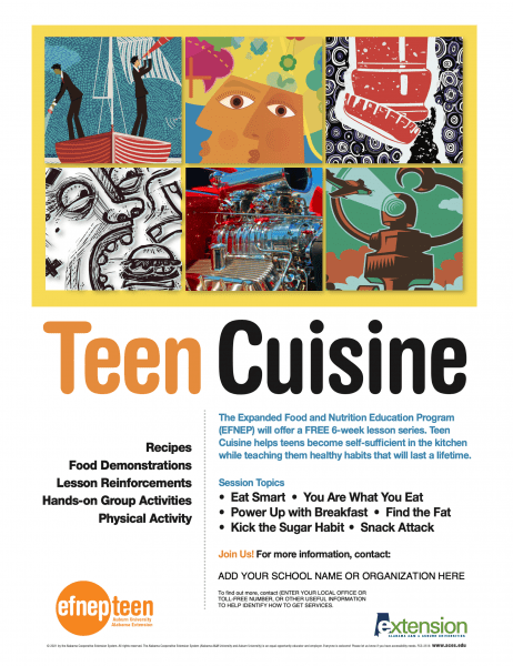 Teen Cuisine Flyer, FCS-2518 