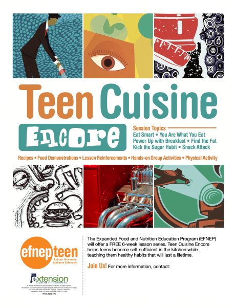 Teen Cuisine Encore Flyer