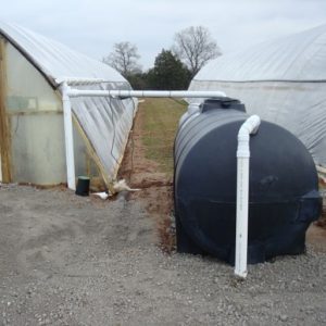 Figure 10. A 1,000-gallon rain tank, Moulton, Alabama