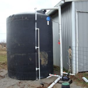 Figure 11. A 3,000-gallon rain cistern, Moulton, Alabama