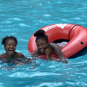Girls at the 4-H Center Pool