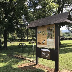 Birding Trail Head at the Graham Farm and Nature Center