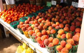 fruits at a farmers market