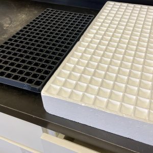 Figure 3. Plastic and polystyrene trays.