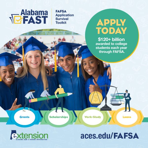 Apply Today  $120+ billion awarded to college students each year through FAFSA.