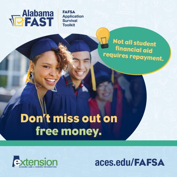 Don’t miss out on free money. Not all student financial aid requires repayment.