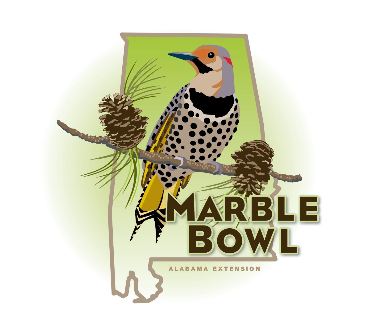 The marble bowl artwork.