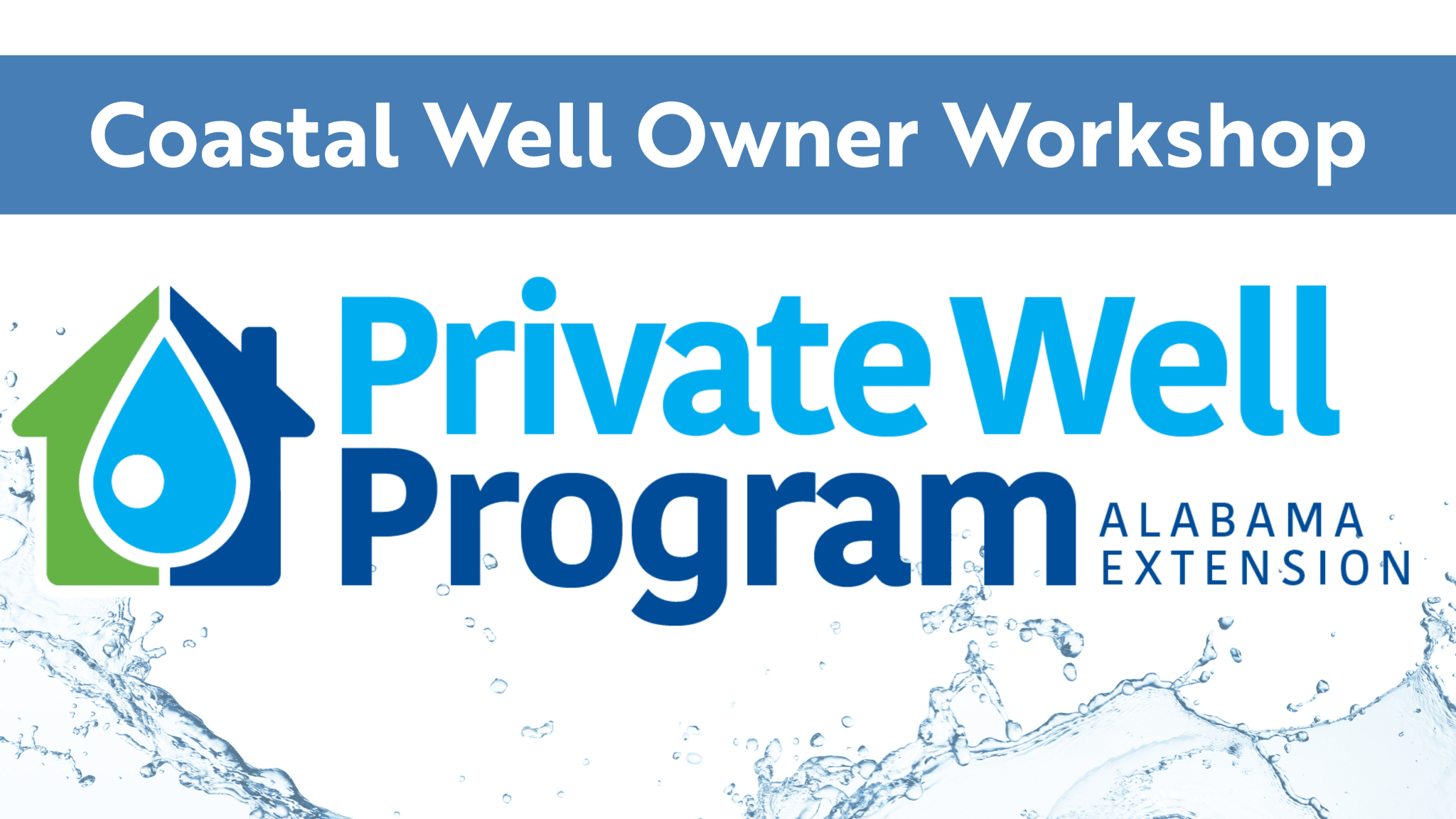 Coastal Well Owner Workshop – Private Well Program