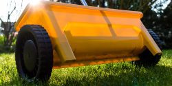 Drop spreaders help you put more material on the lawn.