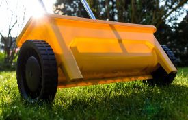 Drop spreaders help you put more material on the lawn.
