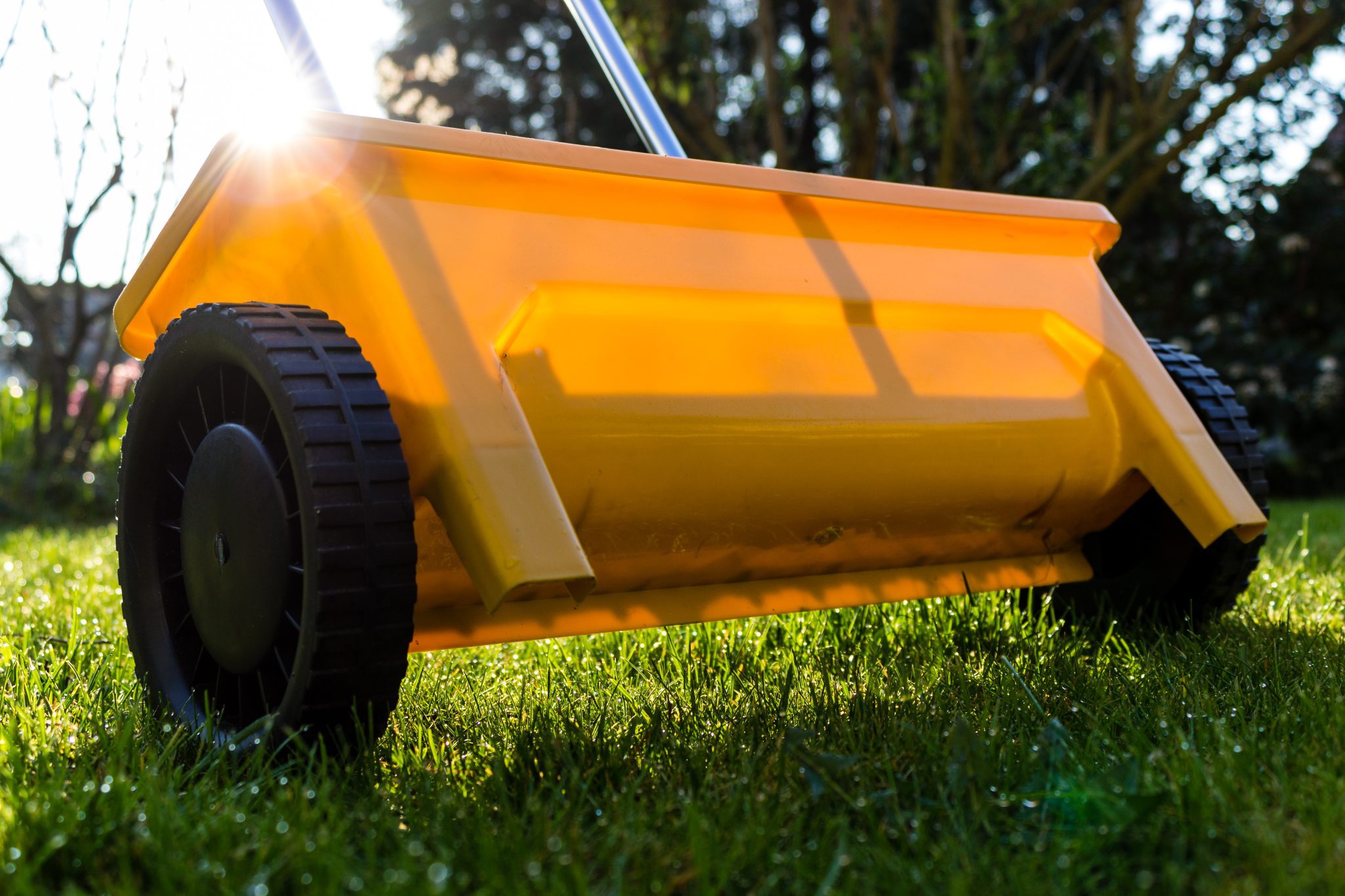 Drop spreaders help you put more material on the lawn.
