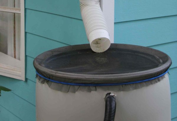 Rain Barrels are an excellent way of collecting an on-site resource and slowing the speed of water flowing off property.