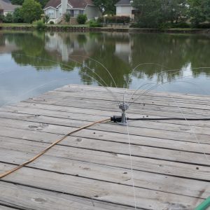 Figure 9. Devices, such as the Daddi Long Legs or Bird Spider 360, have weighted wires that bob and rotate in the wind. Sizes vary and range from 4 to 8 feet in diameter.