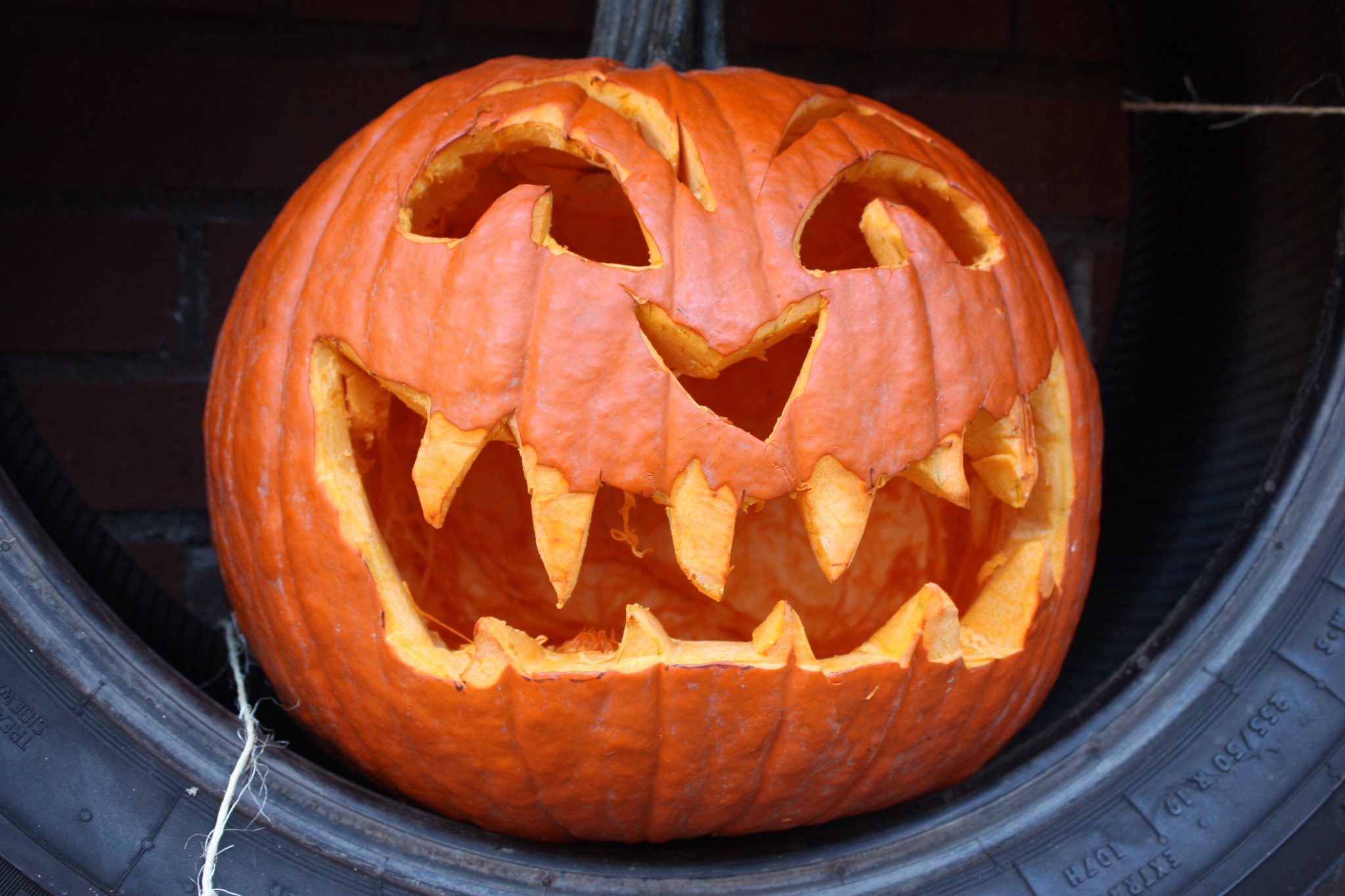 Carved Halloween Pumpkin