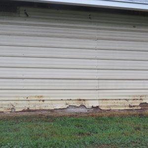 Structural inspections should include the attic, roofs, and wall structures, including posts and foundations. For example, rust and corrosion of sidewall sheathing can cause loss in housing efficiency and negatively affect bird performance.