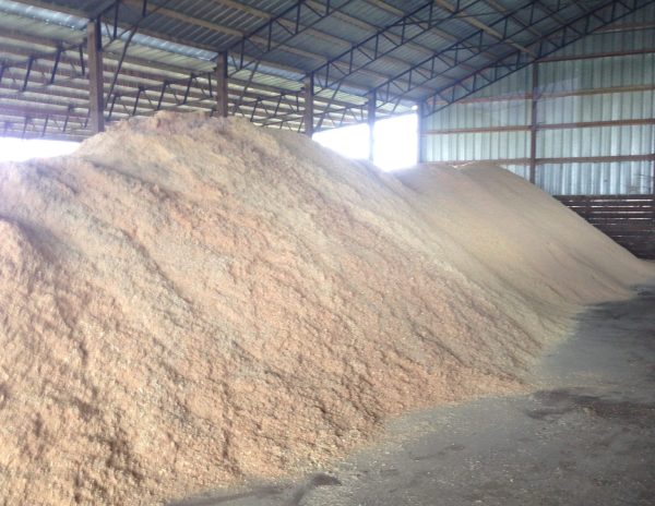 Every new farm will have start-up costs, and every existing farm will have new flock set-up costs. Having working capital available to cover such things as this semi-truckload of new shavings for litter is important for both new growers and established farms.