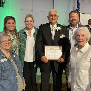 Tullis with Alabama 4-H supporters at the induction ceremony.