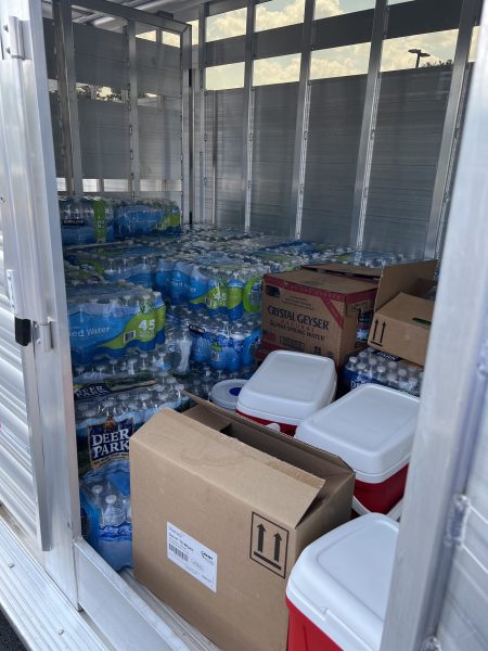 Water and other items delivered to the Jackson State University Police Department