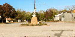 Roundabout in downtown Eufaula