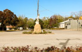 Roundabout in downtown Eufaula