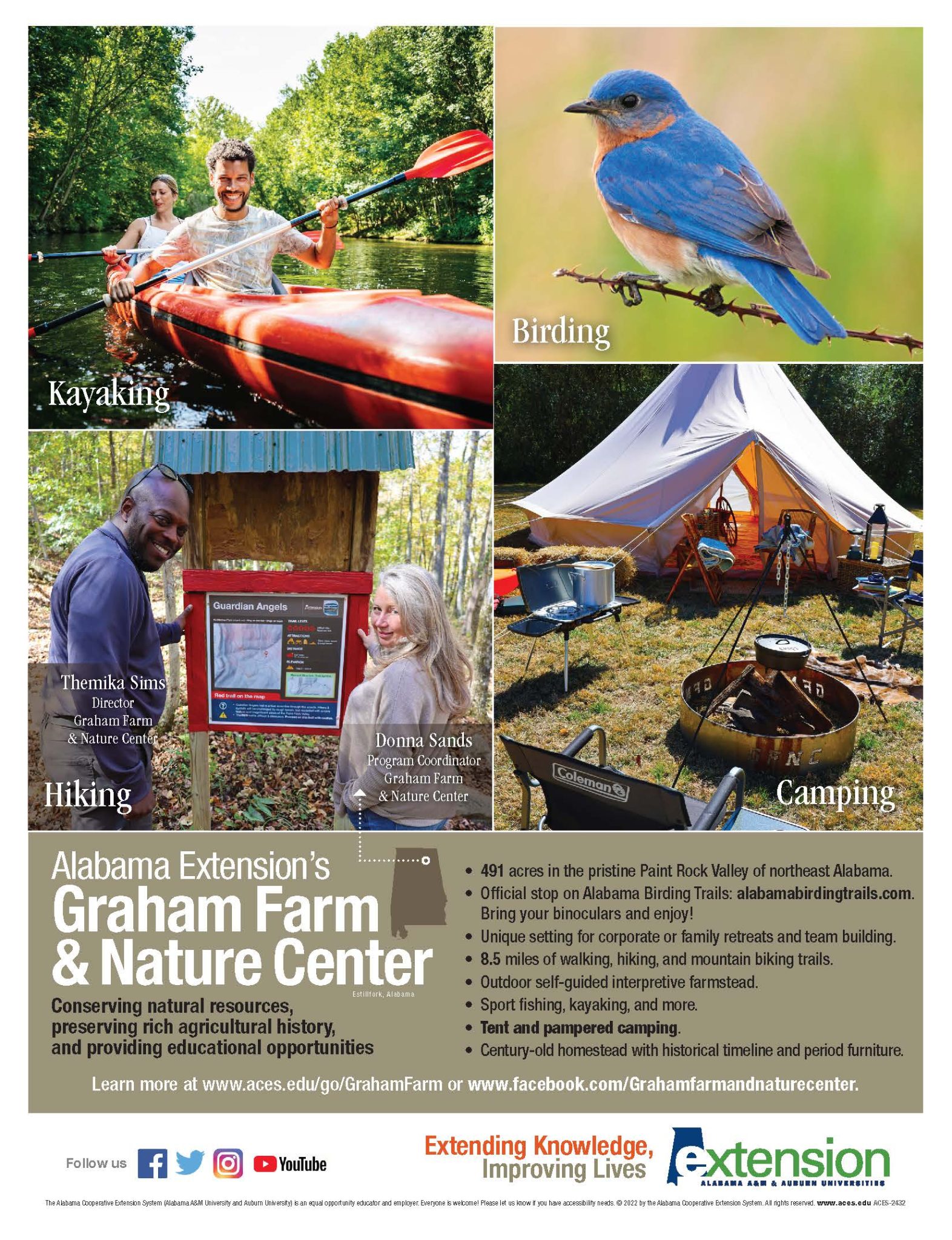 Themika Sims – Director, Graham Farm & Nature Center and Donna Sands – Program Coordinator, Graham Farm & Nature Center