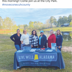 A Facebook post from Live Well Alabama's Move Alabama campaign