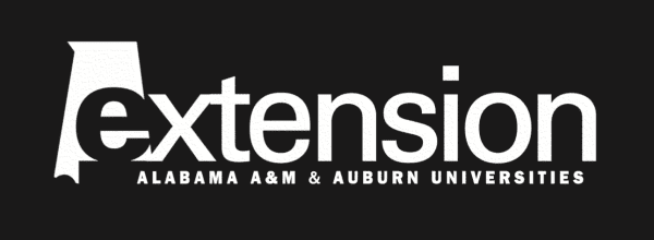 White Alabama Extension Logo
