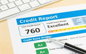 credit scores on a credit report