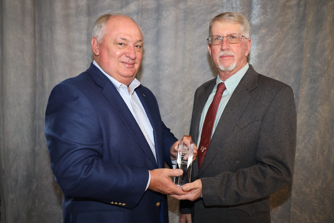 Alabama Farmers Federation president Jimmy Parnell pictured with Gerry Thompson